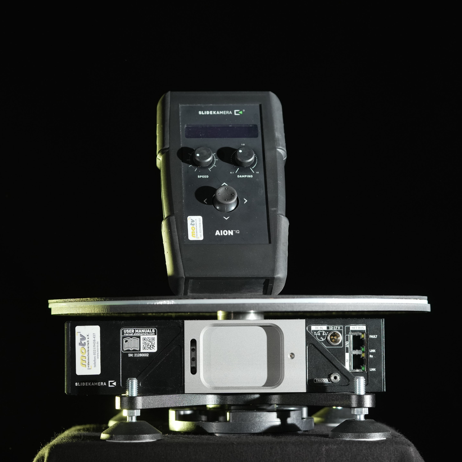 SLIDEKAMERA Drehteller